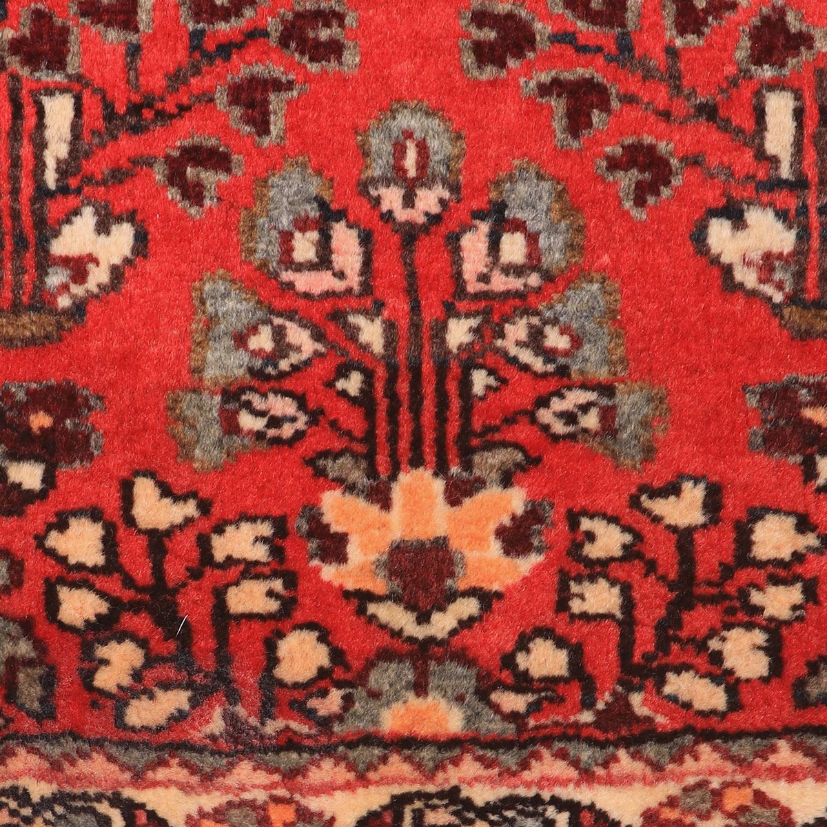 ペルシャ絨毯(イラン産)サルーク 77×57cm(FS-70038)
