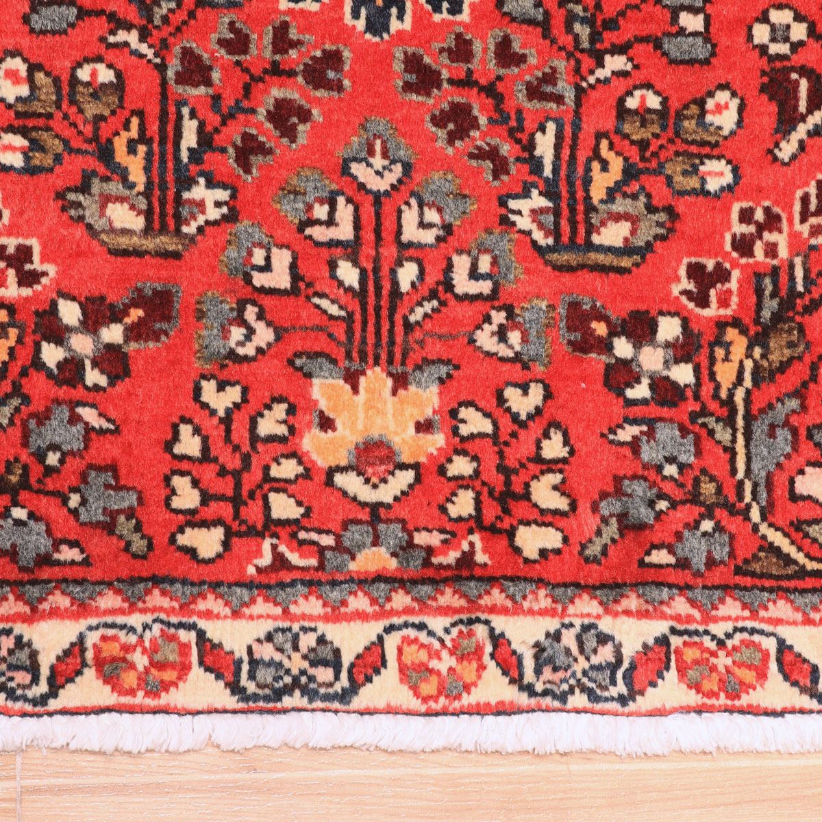 ペルシャ絨毯(イラン産)サルーク 77×57cm(FS-70038)