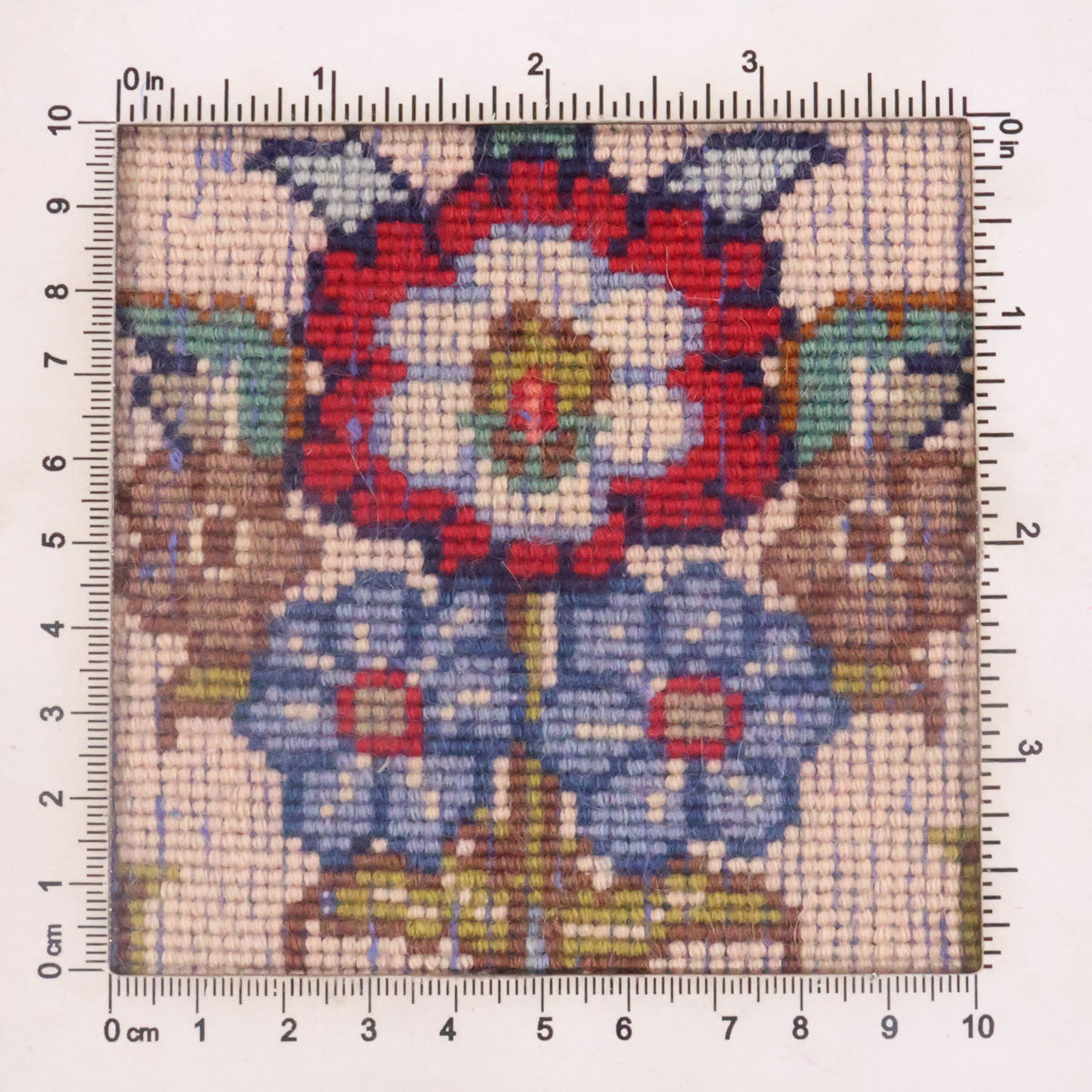 ペルシャ絨毯(イラン産)カーシャーン 100×71cm(FS-70039)