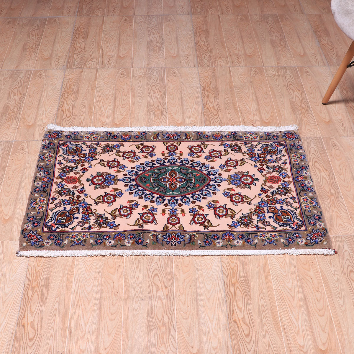 ペルシャ絨毯(イラン産)カーシャーン 100×71cm(FS-70039)