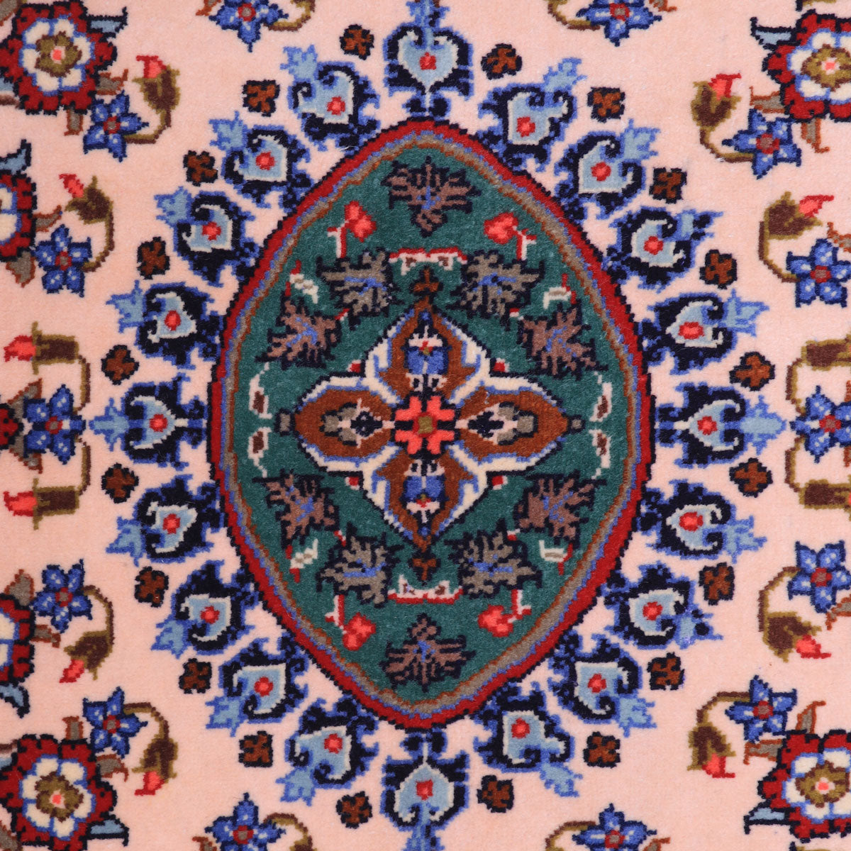 ペルシャ絨毯(イラン産)カーシャーン 100×71cm(FS-70039)