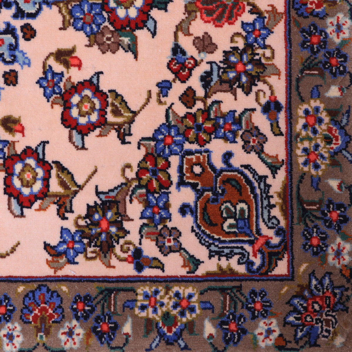 ペルシャ絨毯(イラン産)カーシャーン 100×71cm(FS-70039)