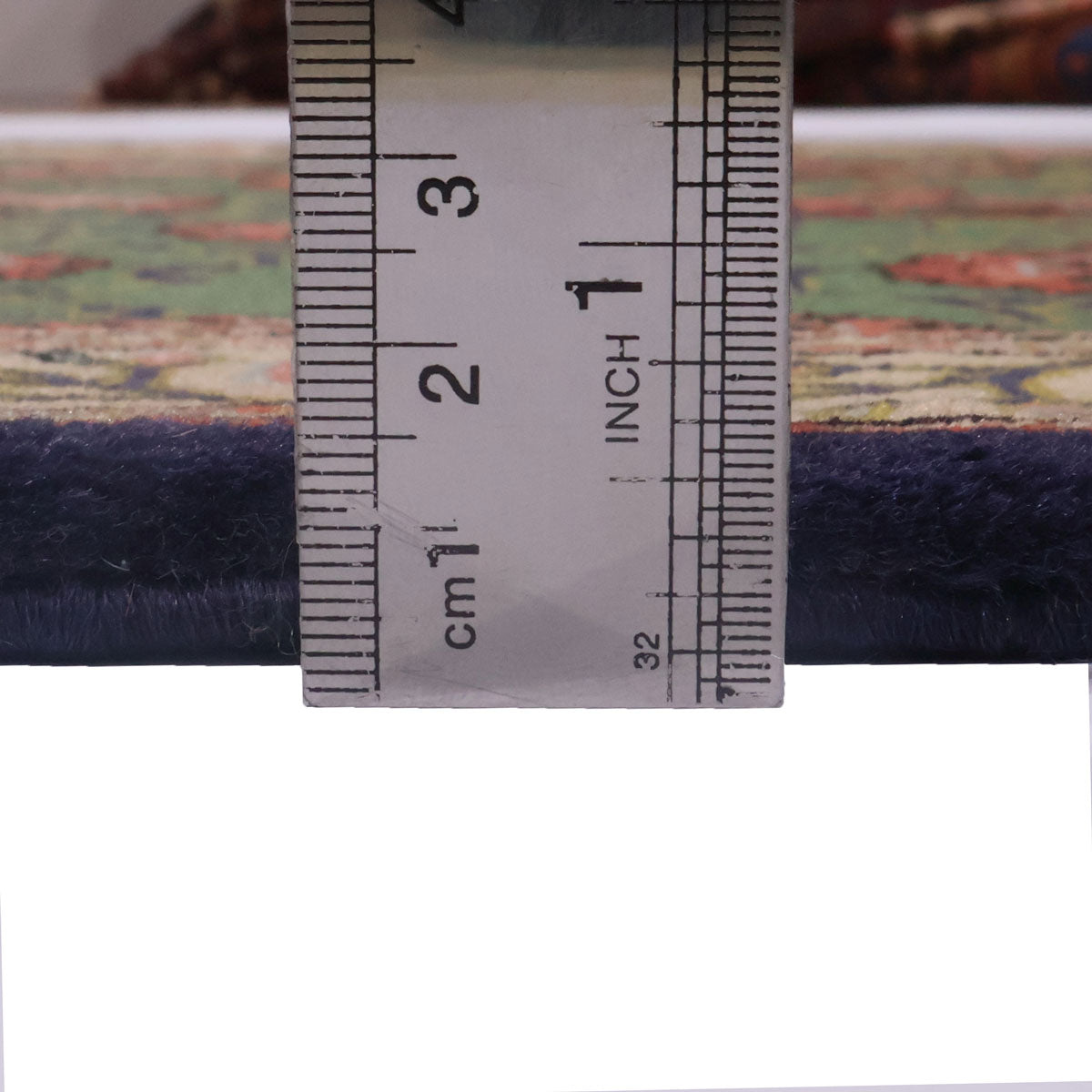 ペルシャ絨毯(イラン産)クム 93×61cm(FS-70040)