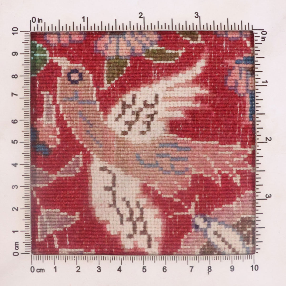 ペルシャ絨毯(イラン産)ナイン 56×47cm(FS-70042)
