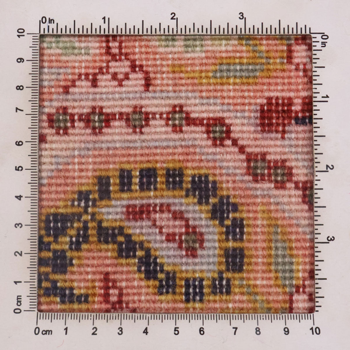 ペルシャ絨毯(イラン産)イスファハンアンティーク 100×65cm(FS-70043)