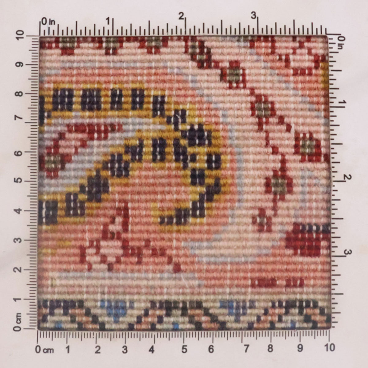 ペルシャ絨毯(イラン産)イスファハンアンティーク 100×66cm(FS-70044)