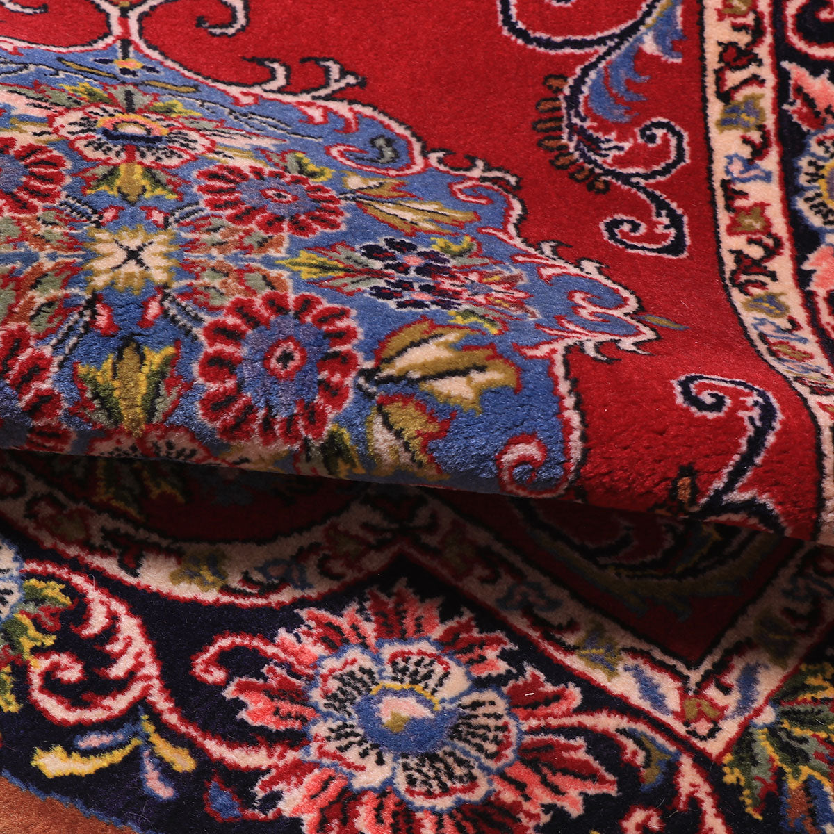 ペルシャ絨毯(イラン産)カーシャーン 91×69cm(FS-70045)