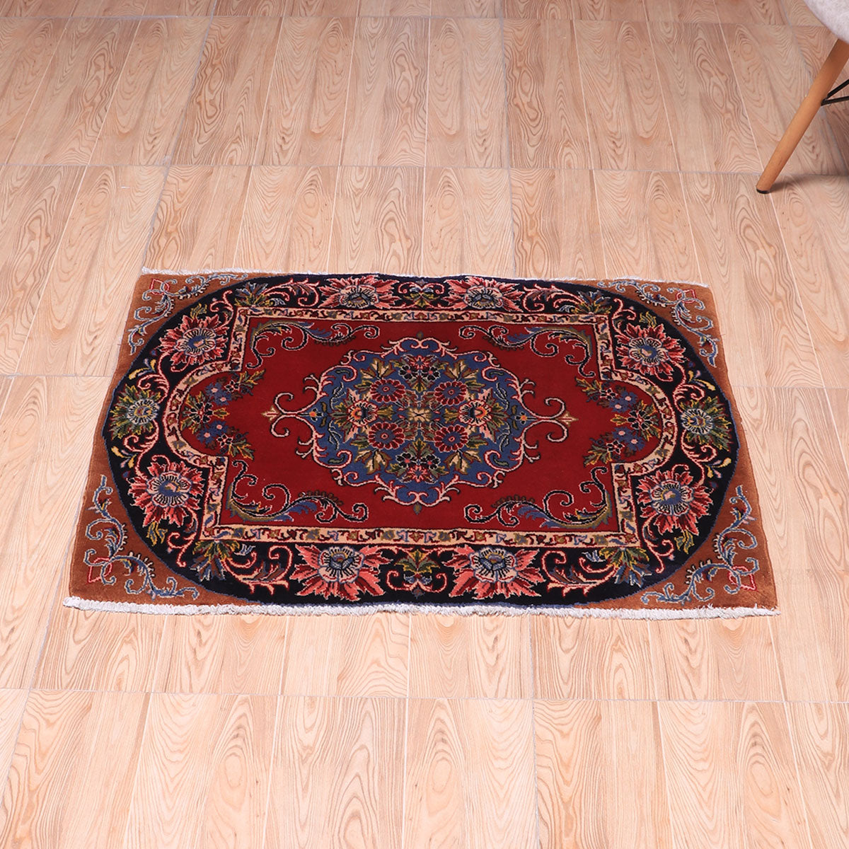 ペルシャ絨毯(イラン産)カーシャーン 91×69cm(FS-70045)