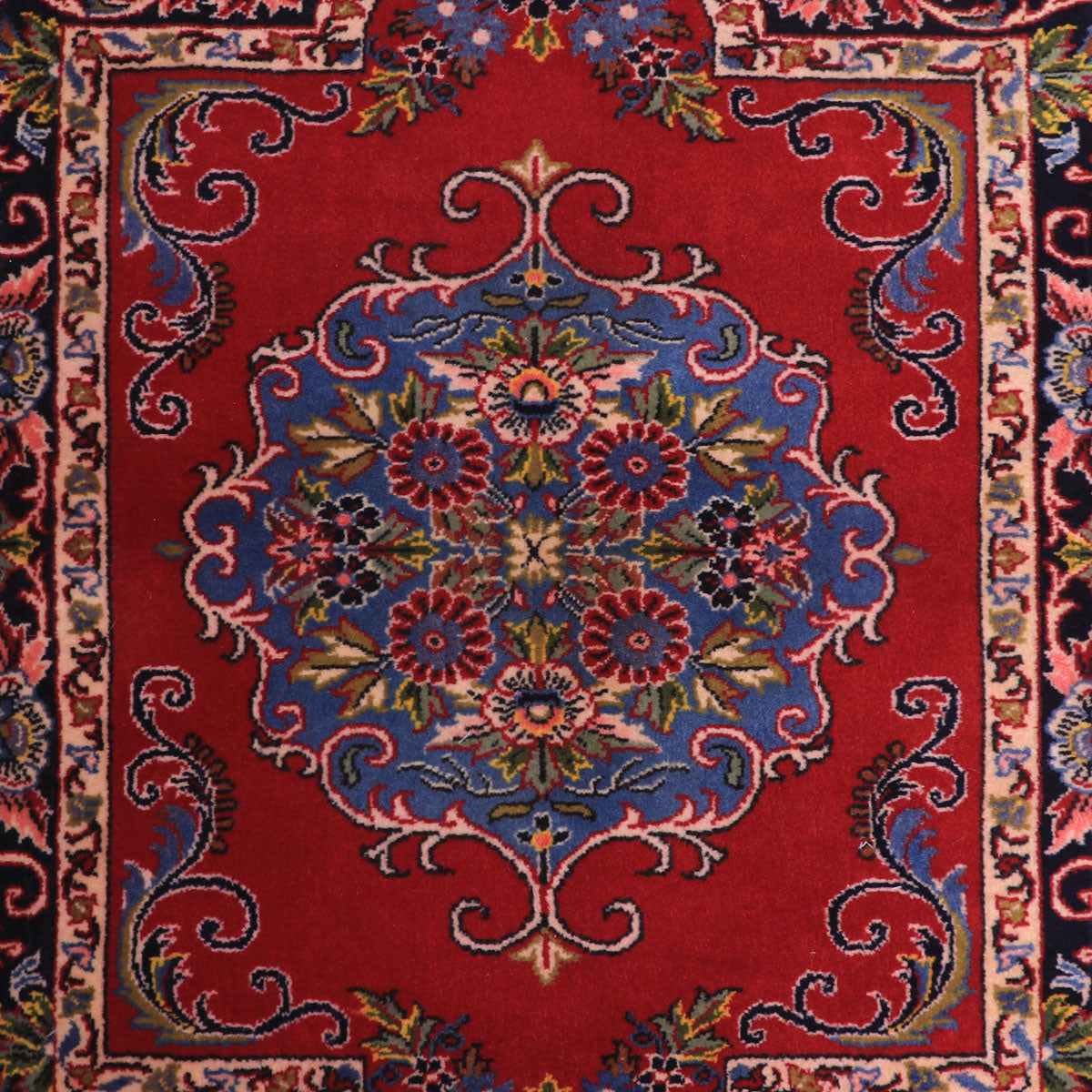 ペルシャ絨毯(イラン産)カーシャーン 91×69cm(FS-70045)