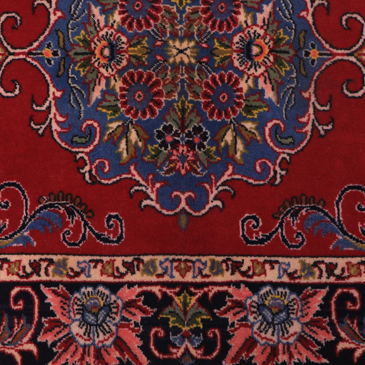 ペルシャ絨毯(イラン産)カーシャーン 91×69cm(FS-70045)