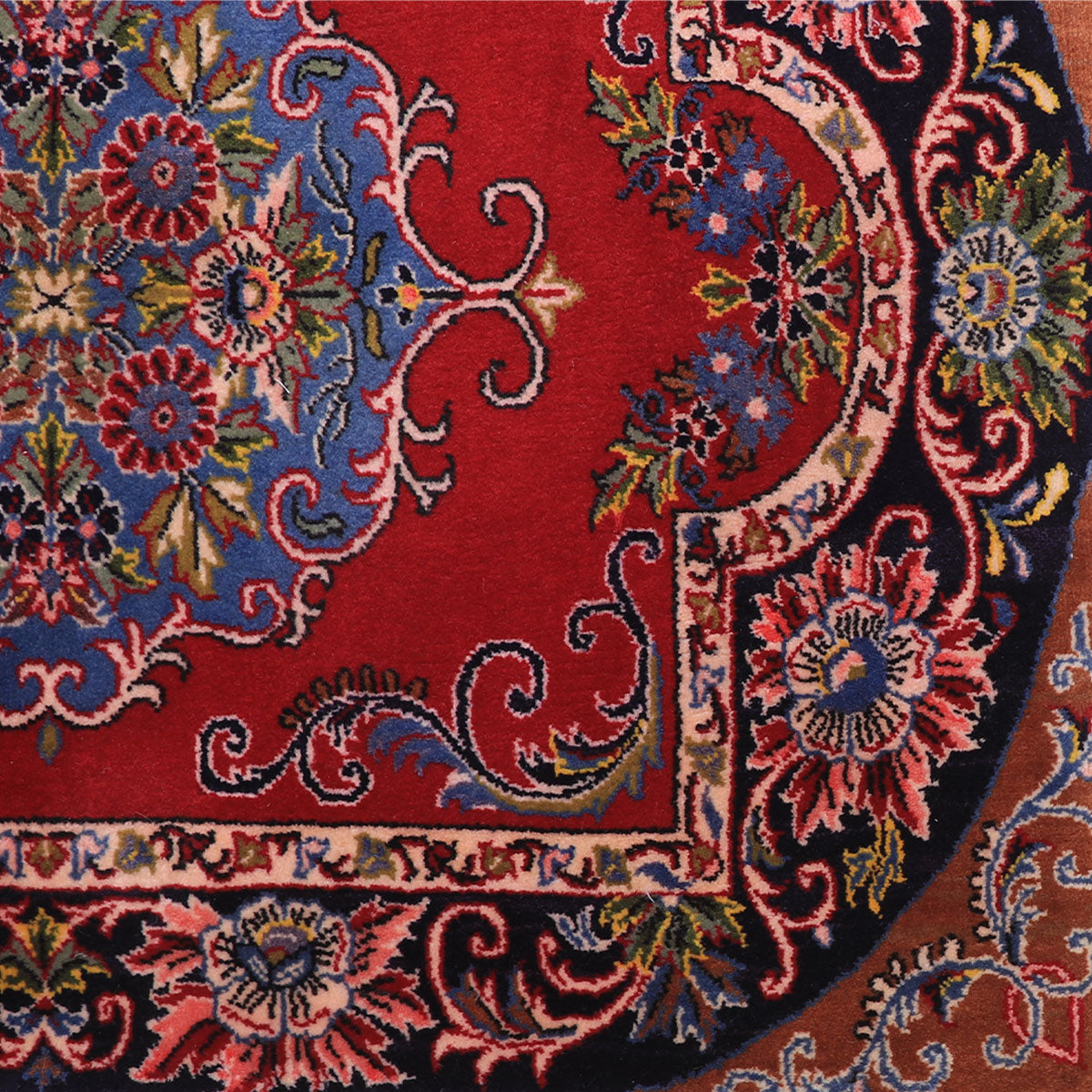 ペルシャ絨毯(イラン産)カーシャーン 91×69cm(FS-70045)