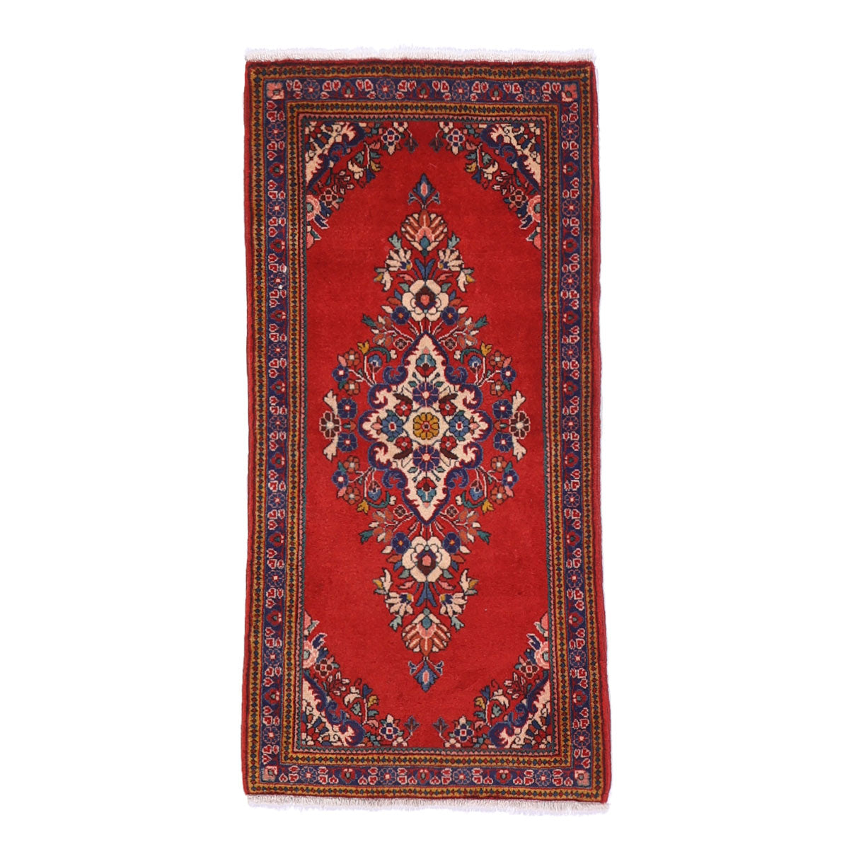 ペルシャ絨毯(イラン産)サルーク 130×62cm(FS-70046)