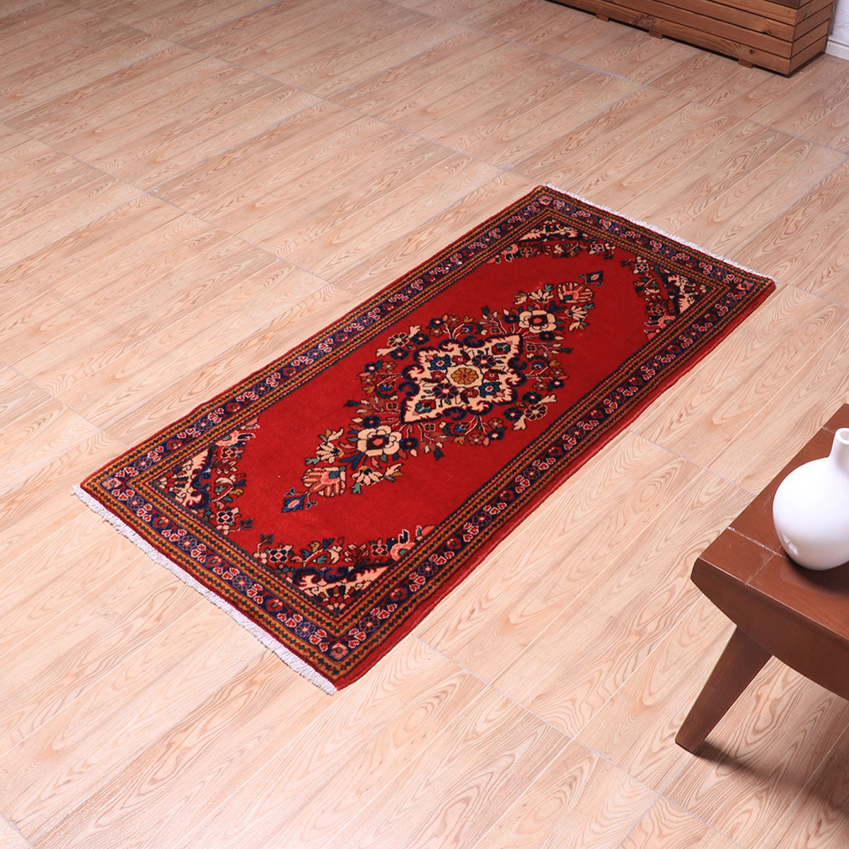 ペルシャ絨毯(イラン産)サルーク 130×62cm(FS-70046)