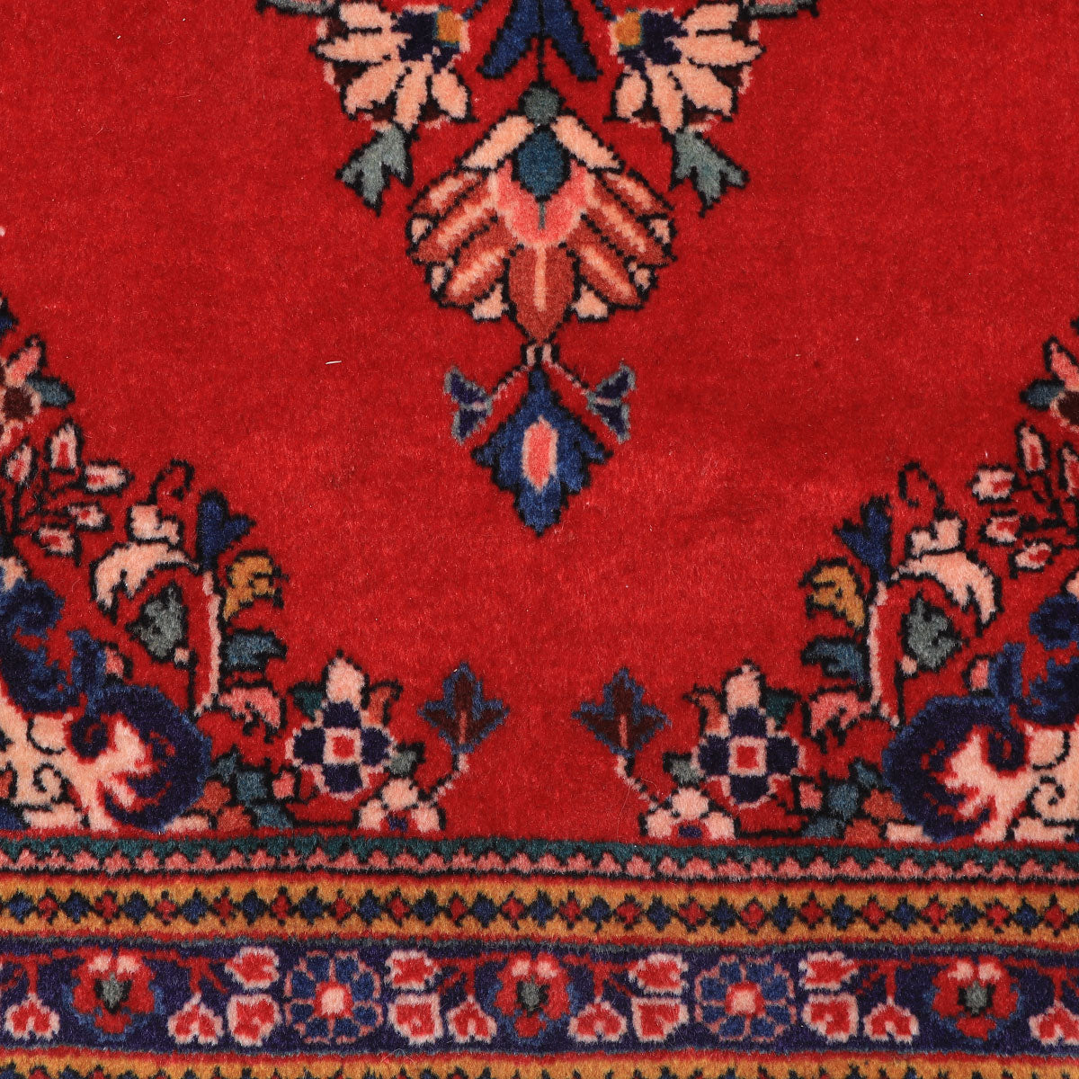 ペルシャ絨毯(イラン産)サルーク 130×62cm(FS-70046)