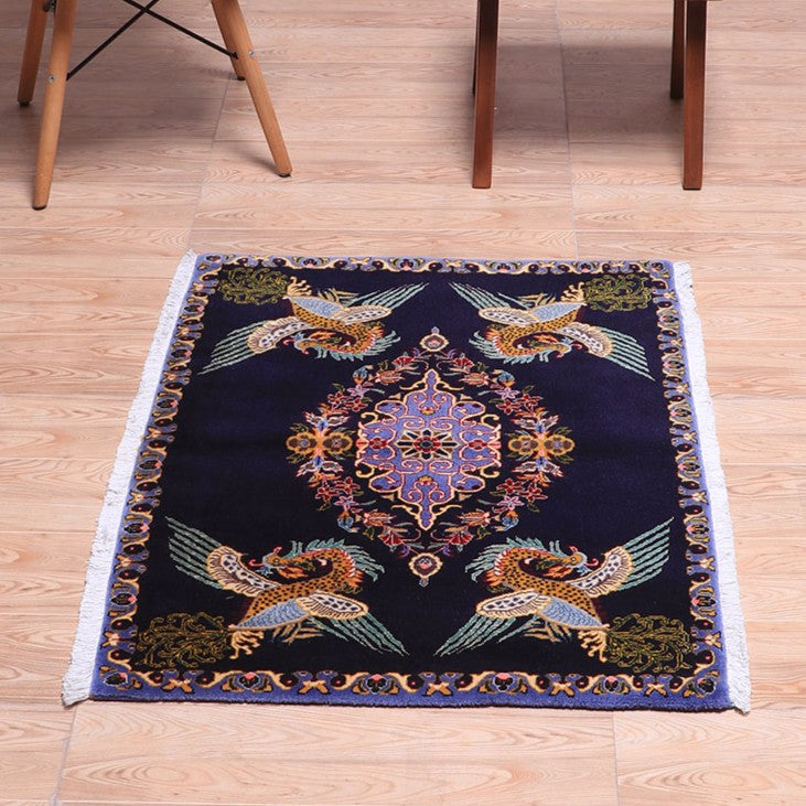ペルシャ絨毯(イラン産)カーシャーン 94×73cm(FS-70048)