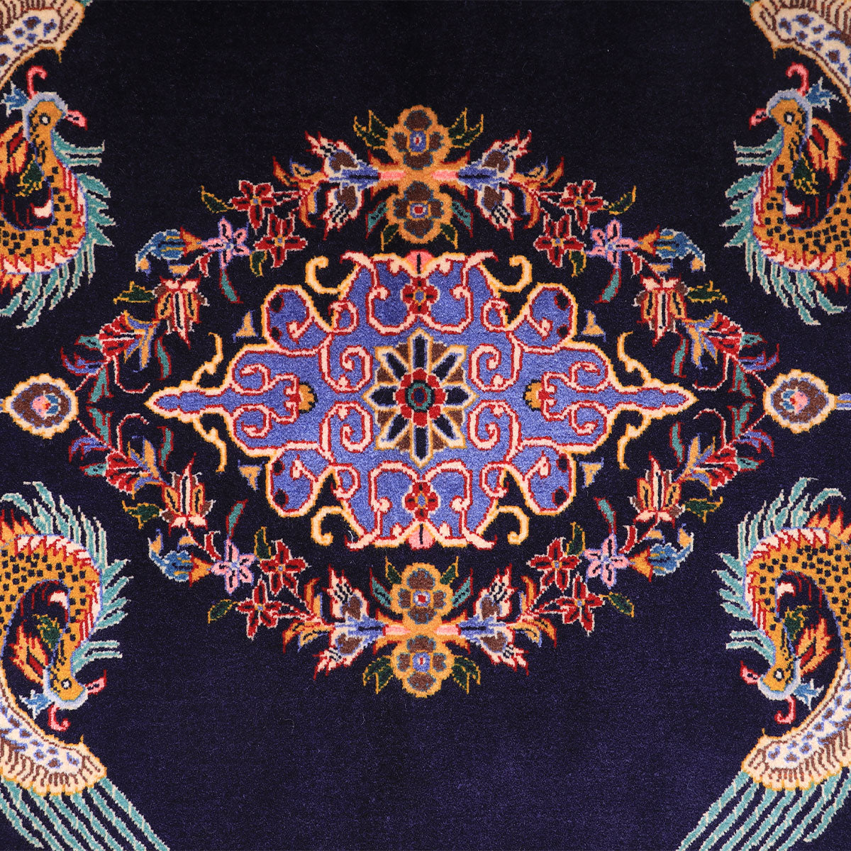 ペルシャ絨毯(イラン産)カーシャーン 94×73cm(FS-70048)