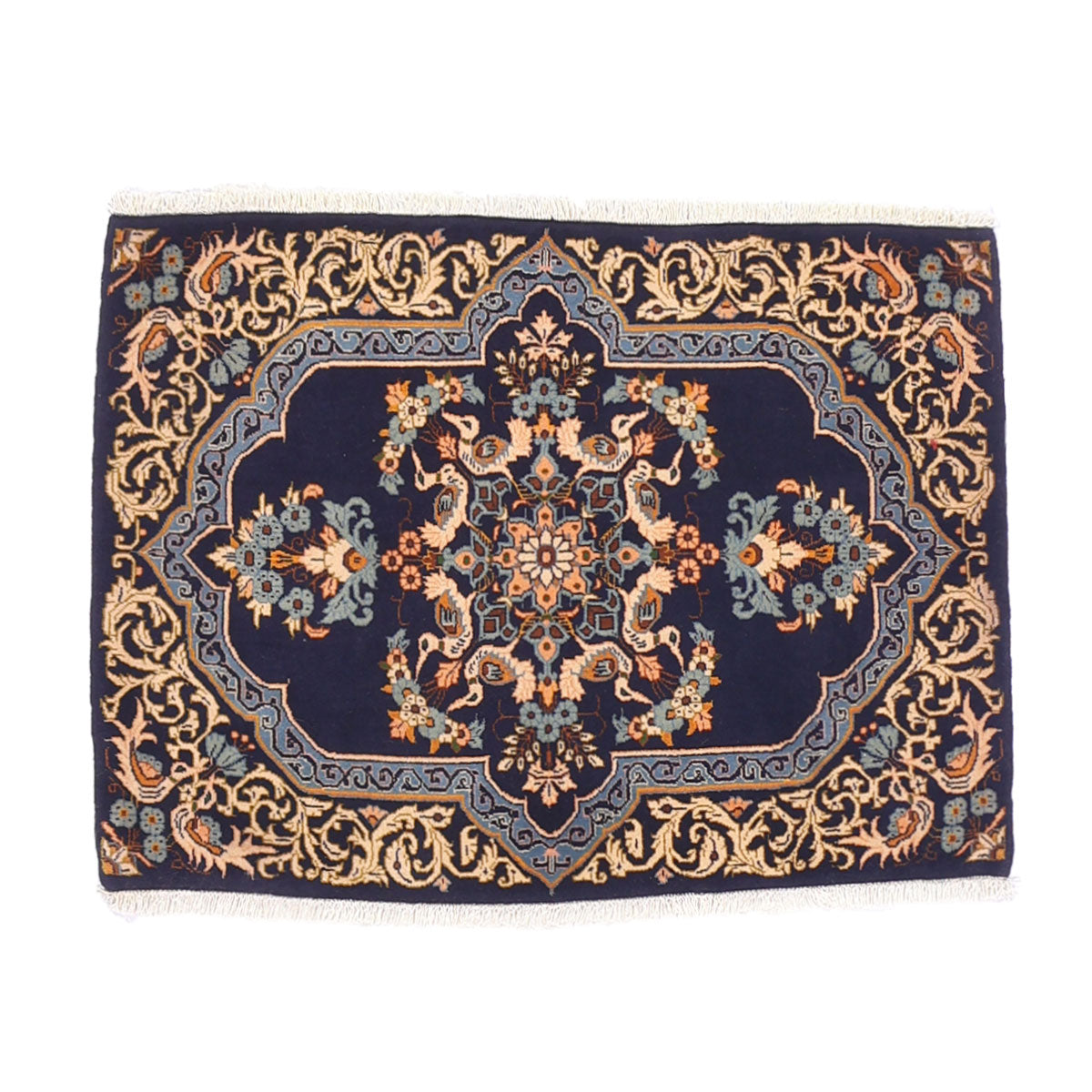 ペルシャ絨毯(イラン産)ケルマン 99×73cm(FS-70049)