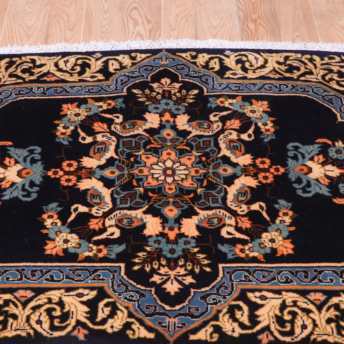 ペルシャ絨毯(イラン産)ケルマン 99×73cm(FS-70049)