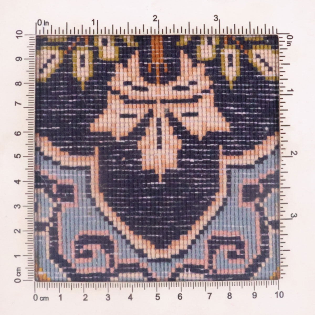 ペルシャ絨毯(イラン産)ケルマン 99×73cm(FS-70049)
