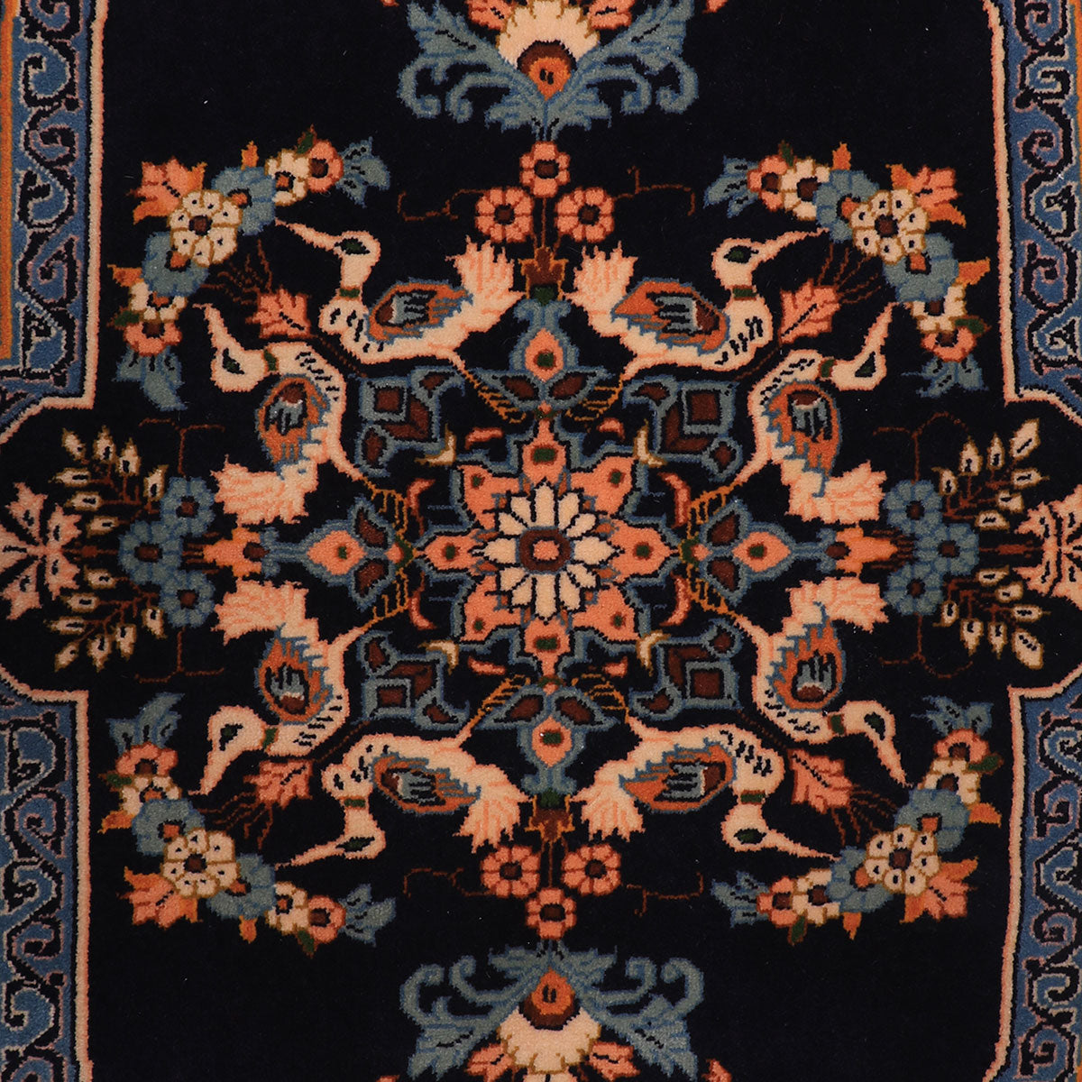 ペルシャ絨毯(イラン産)ケルマン 99×73cm(FS-70049)