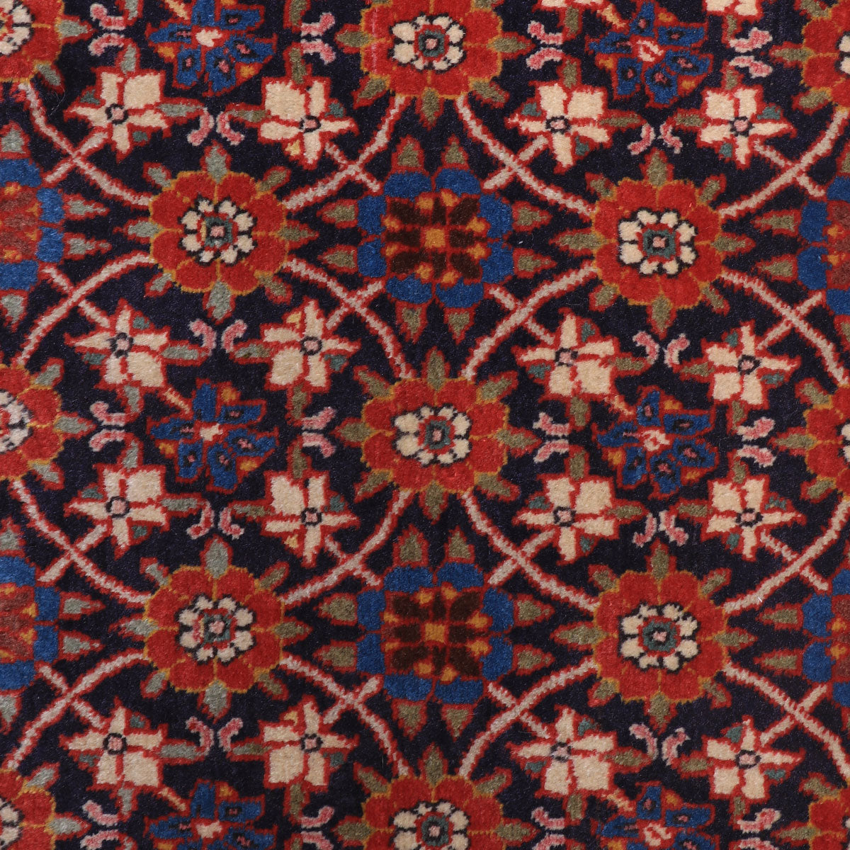 ペルシャ絨毯(イラン産)ヴァラミーン 84×46cm(FS-70050)