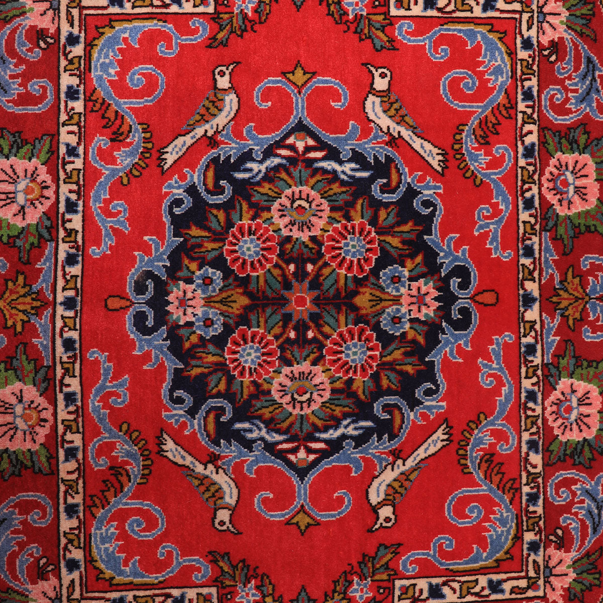 ペルシャ絨毯(イラン産)カーシャーン 97×67cm(FS-70052)