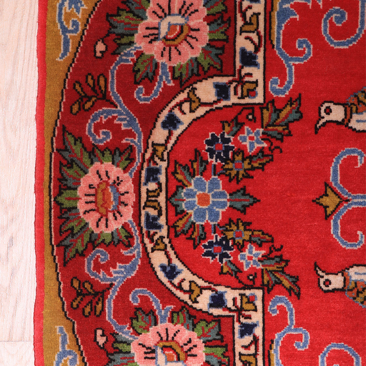 ペルシャ絨毯(イラン産)カーシャーン 97×67cm(FS-70052)