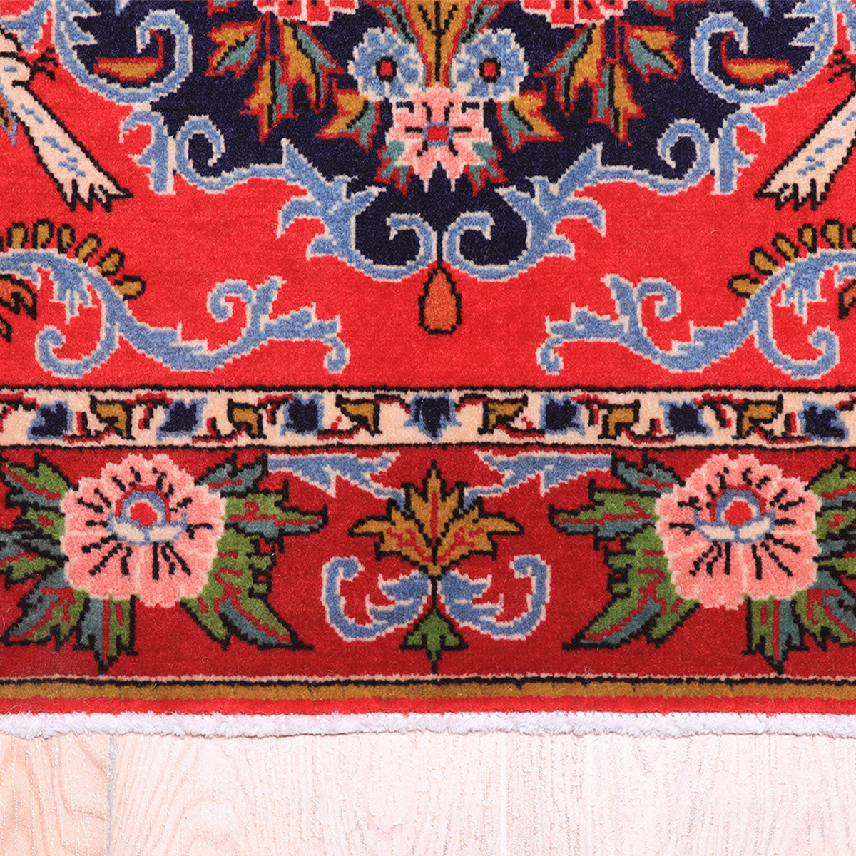 ペルシャ絨毯(イラン産)カーシャーン 97×67cm(FS-70052)