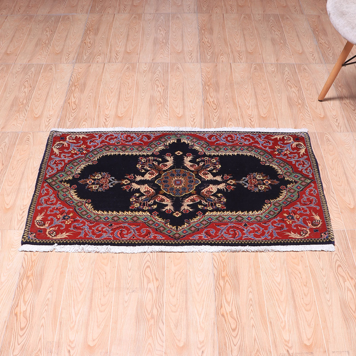 ペルシャ絨毯(イラン産)カーシャーン 101×67cm(FS-70054)