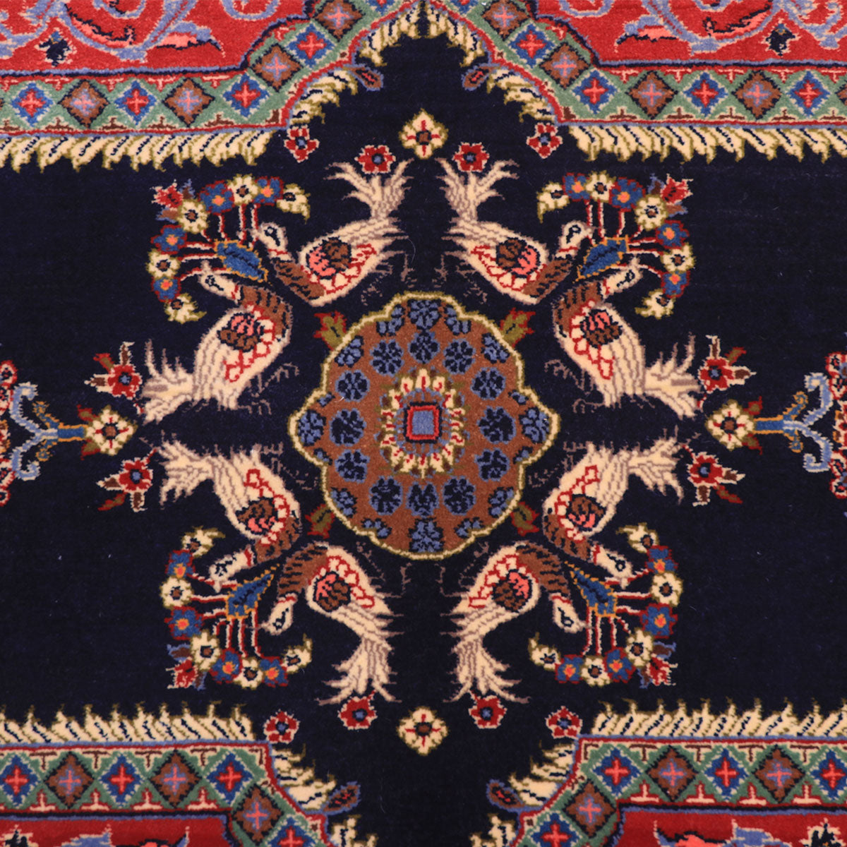 ペルシャ絨毯(イラン産)カーシャーン 101×67cm(FS-70054)