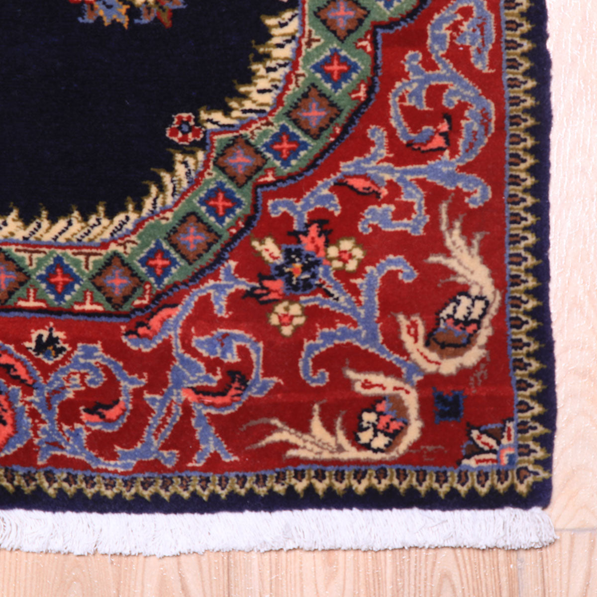 ペルシャ絨毯(イラン産)カーシャーン 101×67cm(FS-70054)