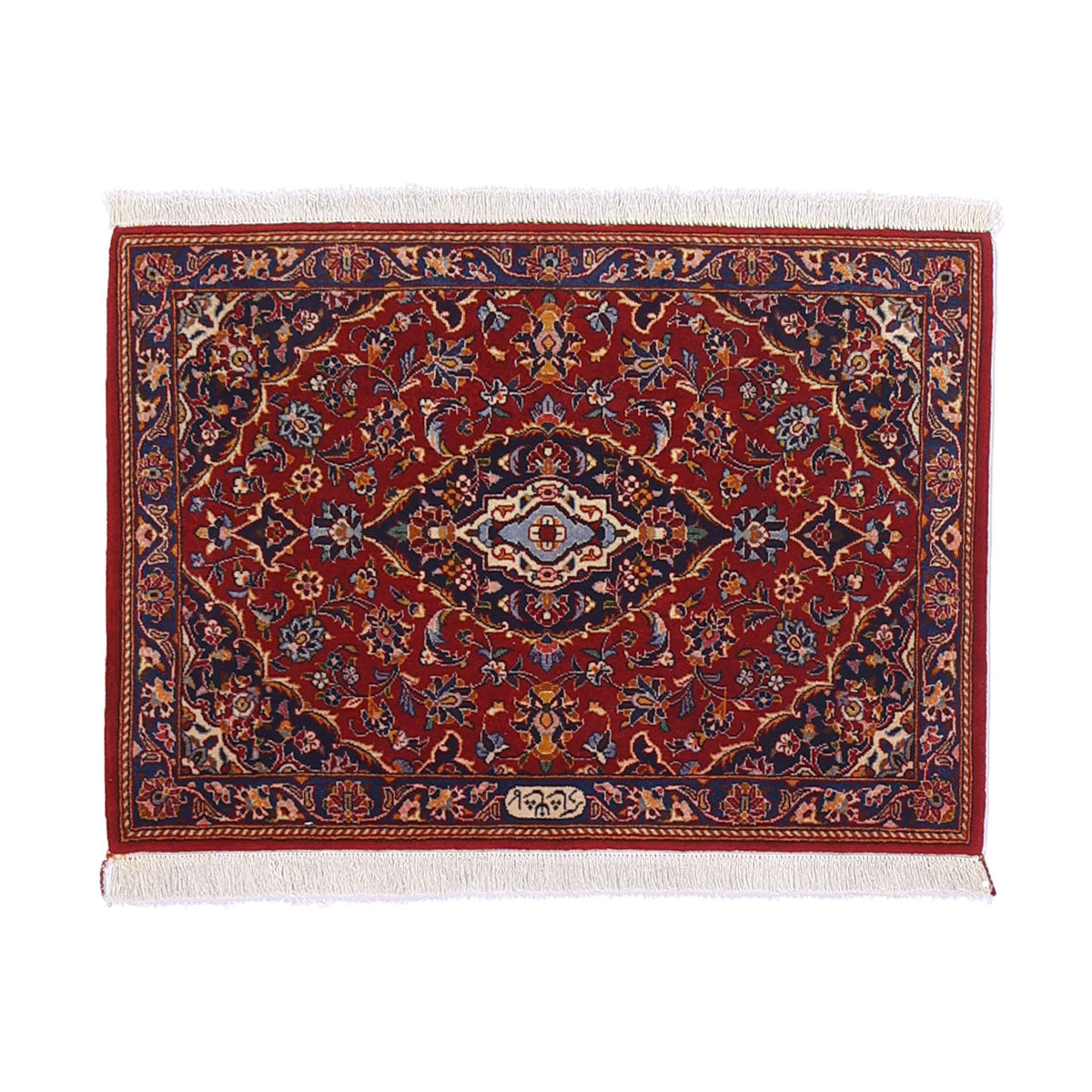 ペルシャ絨毯(イラン産)カーシャーン 96×68cm(FS-70055)