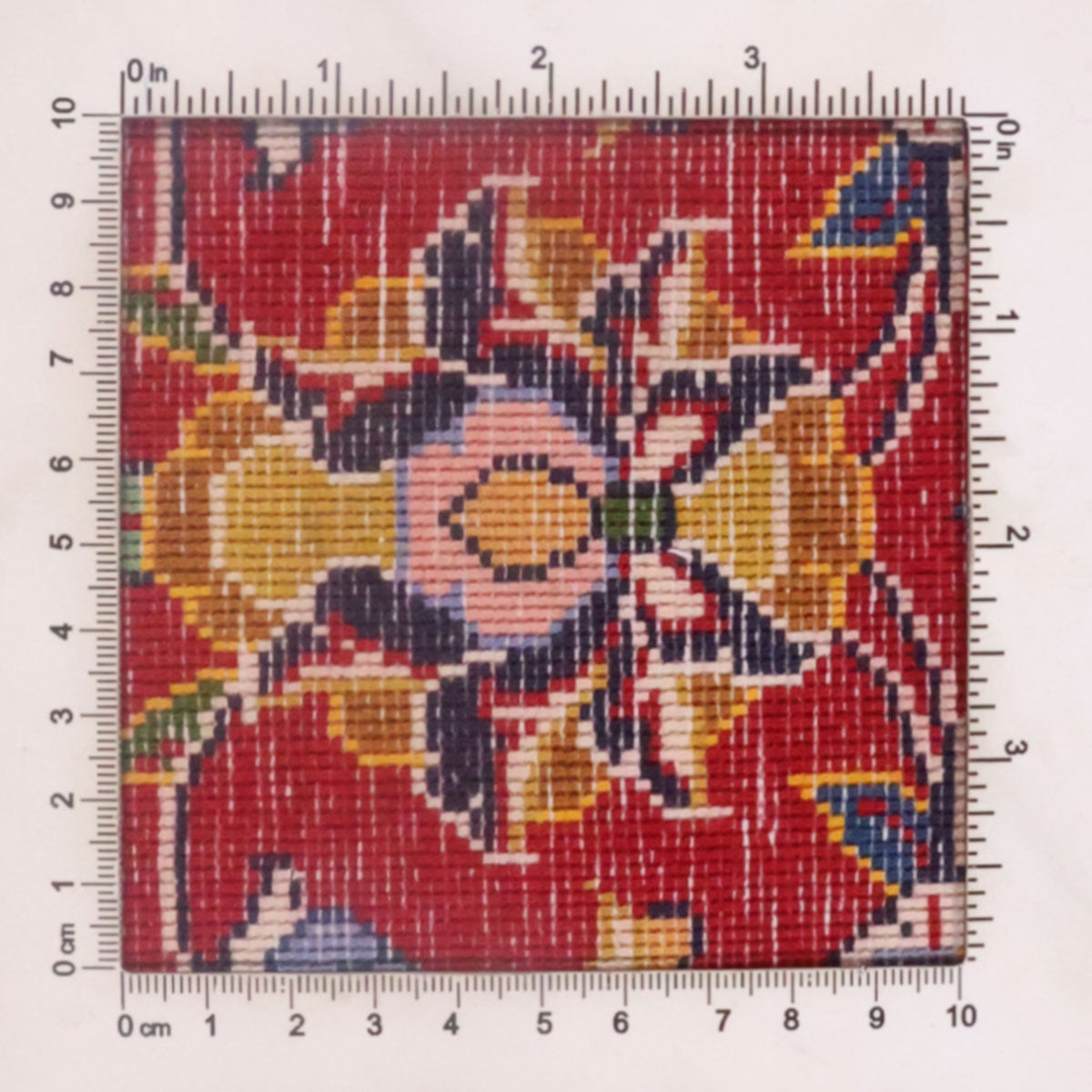 ペルシャ絨毯(イラン産)カーシャーン 96×68cm(FS-70055)