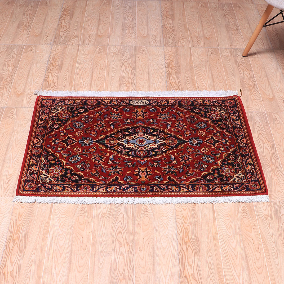 ペルシャ絨毯(イラン産)カーシャーン 96×68cm(FS-70055)