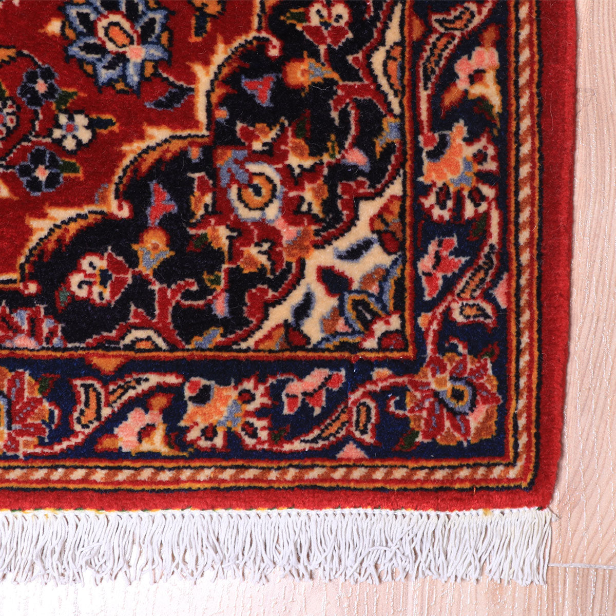 ペルシャ絨毯(イラン産)カーシャーン 96×68cm(FS-70055)