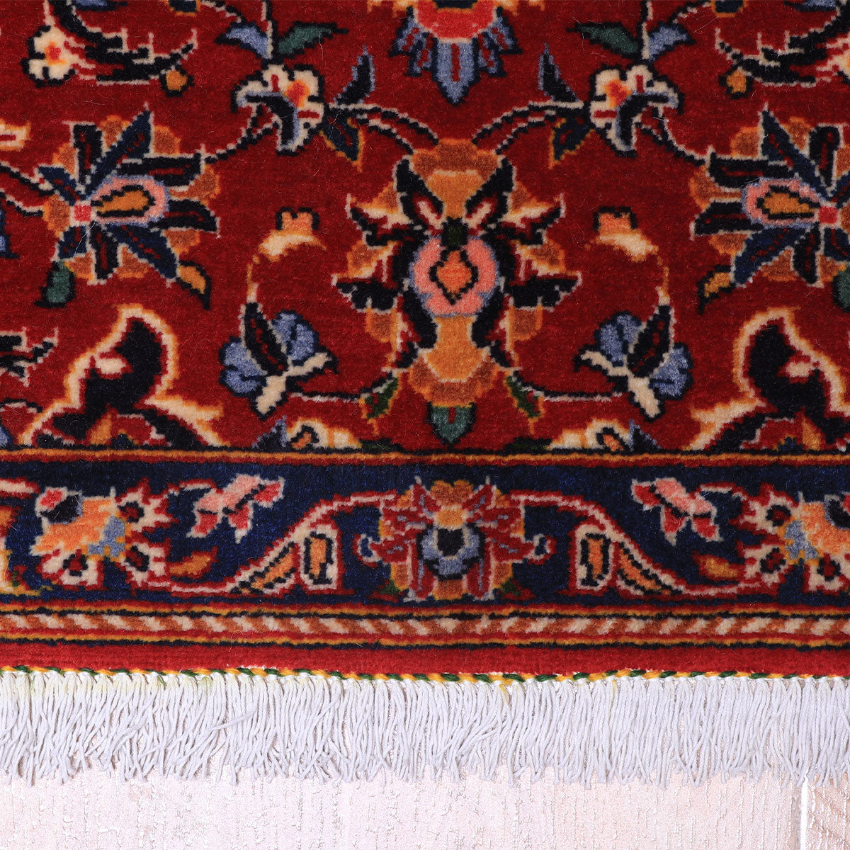 ペルシャ絨毯(イラン産)カーシャーン 96×68cm(FS-70055)