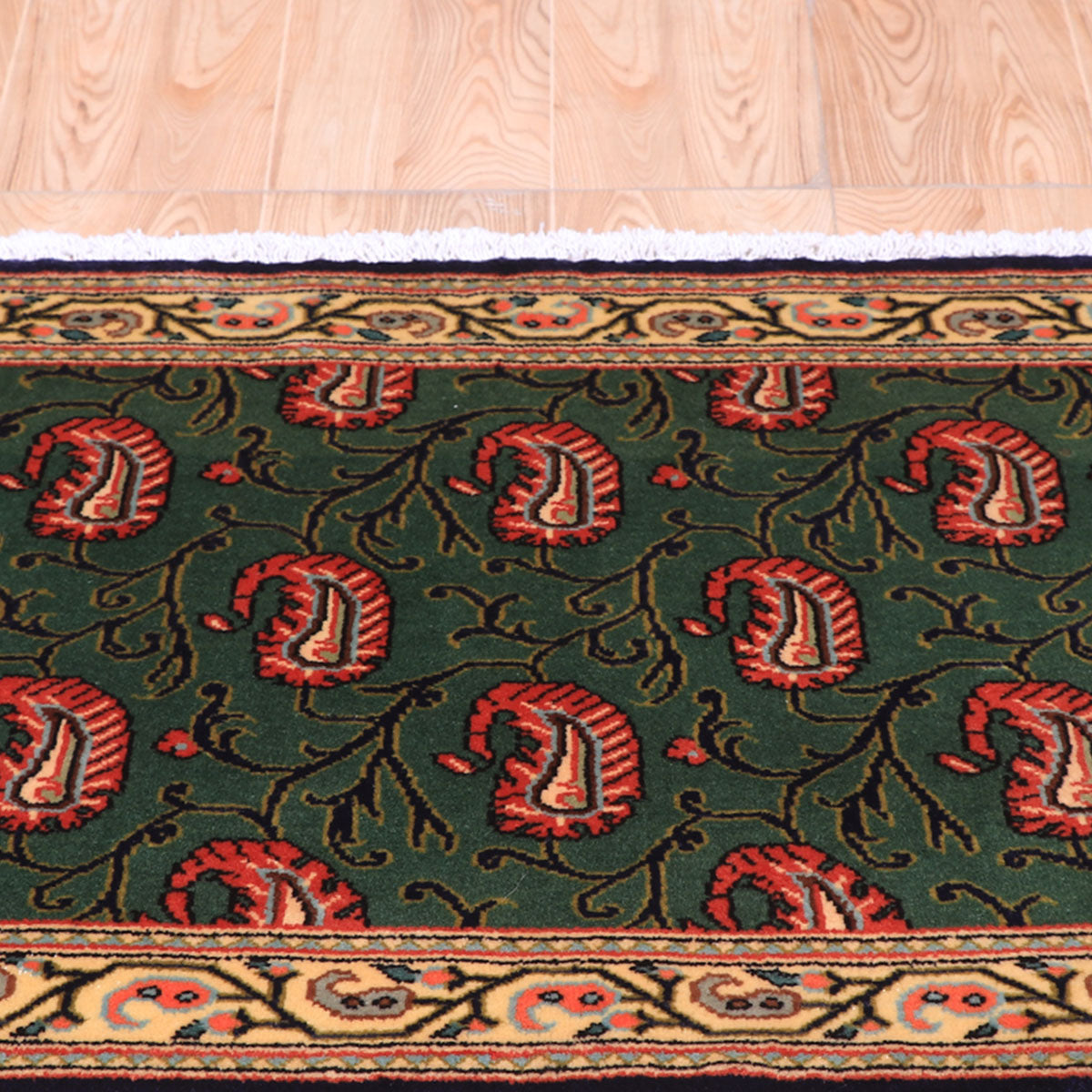 ペルシャ絨毯(イラン産)クム 87×61cm(FS-70056)
