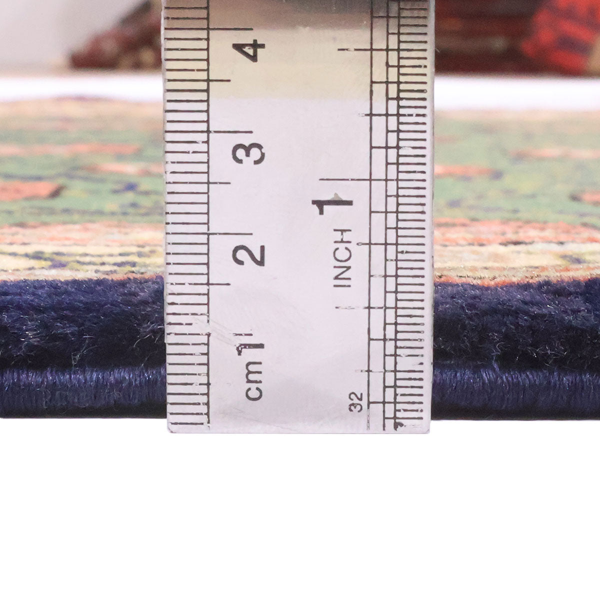 ペルシャ絨毯(イラン産)クム 87×61cm(FS-70056)