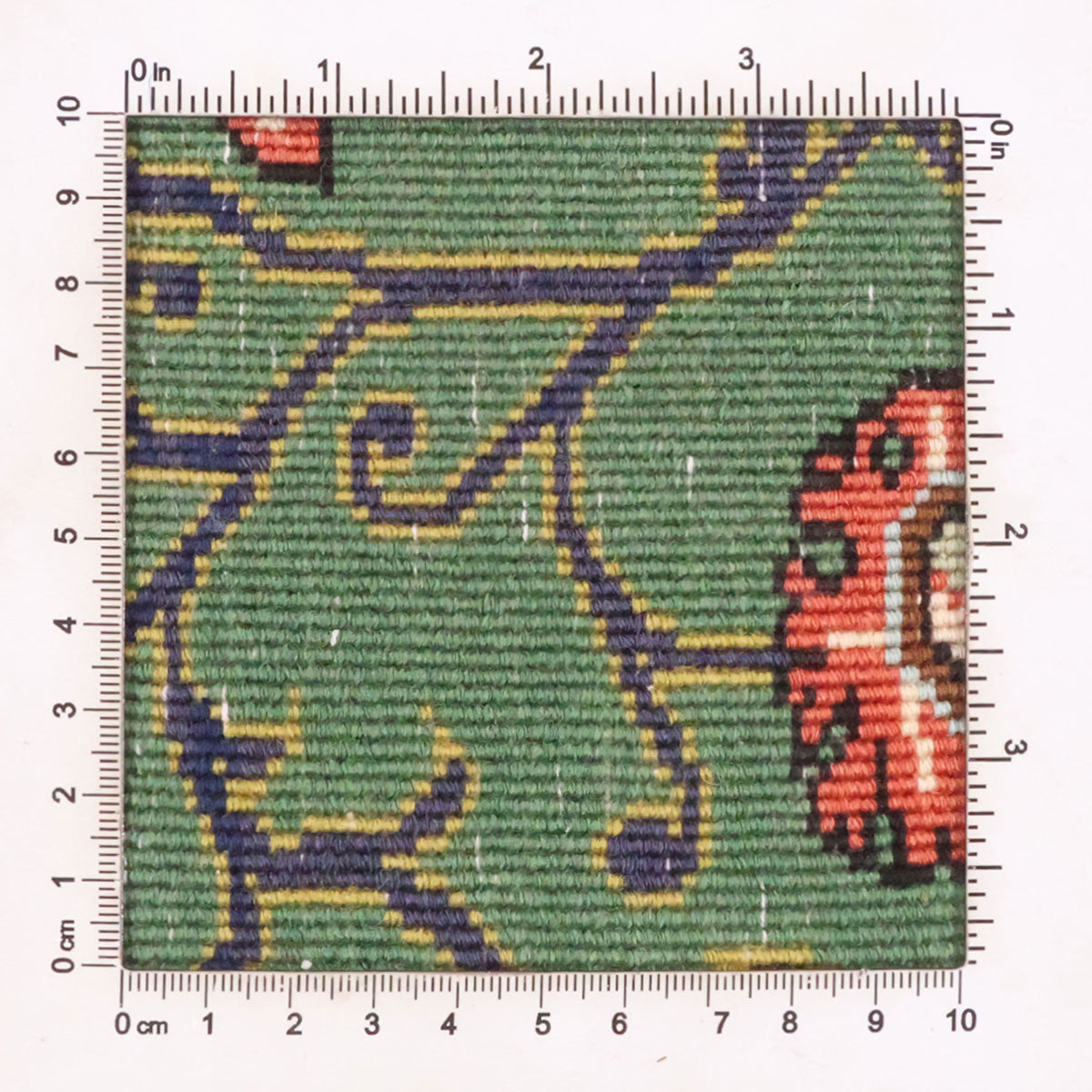 ペルシャ絨毯(イラン産)クム 87×61cm(FS-70056)