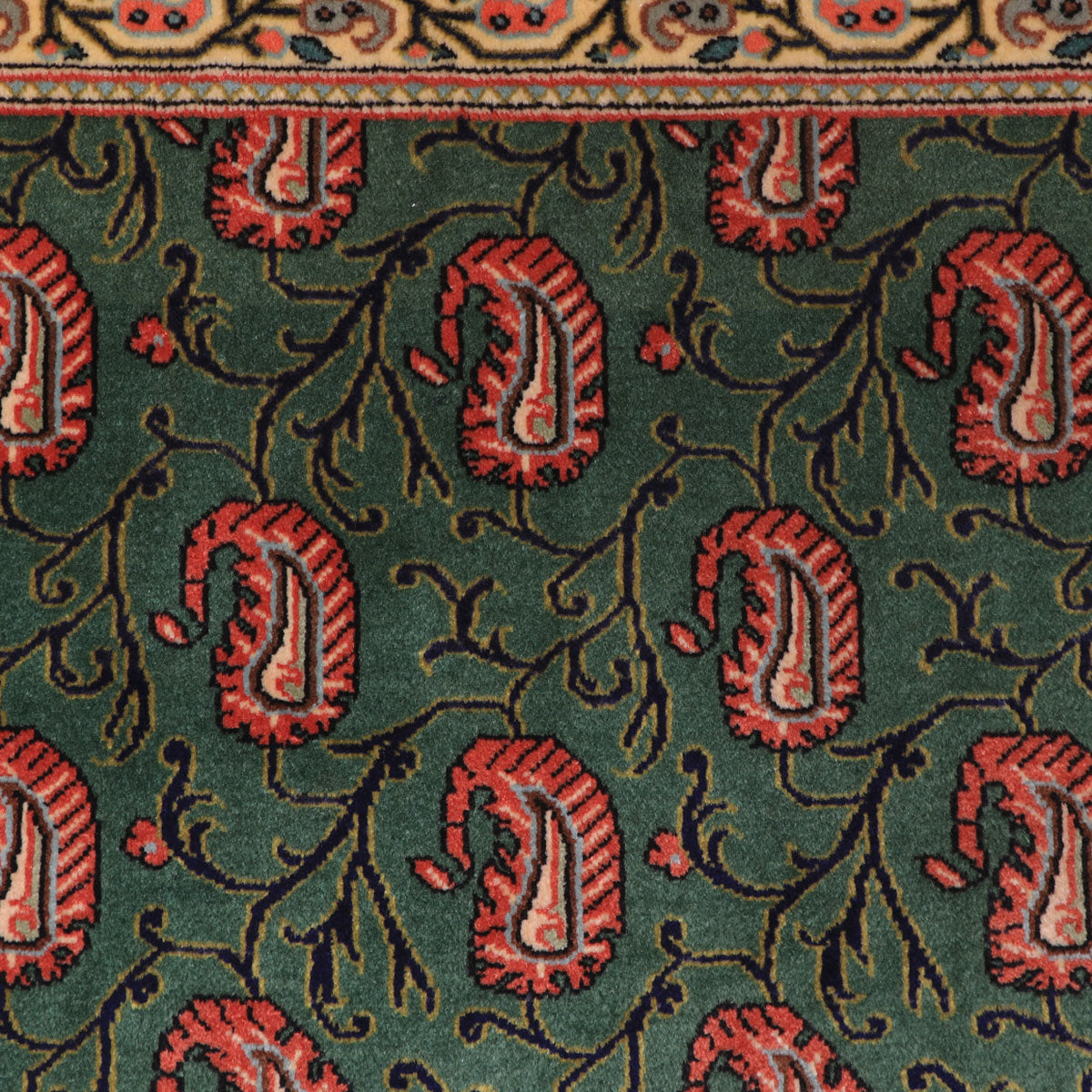 ペルシャ絨毯(イラン産)クム 87×61cm(FS-70056)