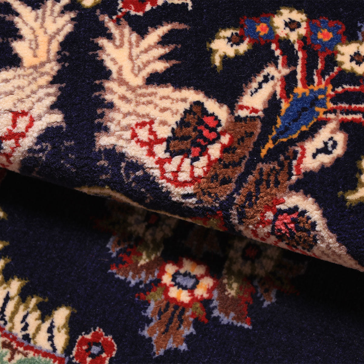 ペルシャ絨毯(イラン産)カーシャーン 102×63cm(FS-70057)