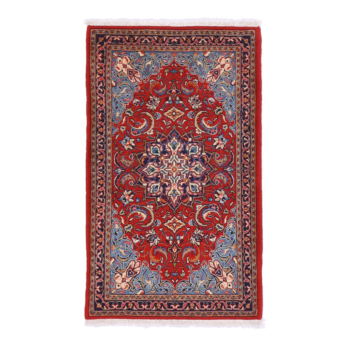 ペルシャ絨毯(イラン産)サルーク 132×79cm(FS-70058)