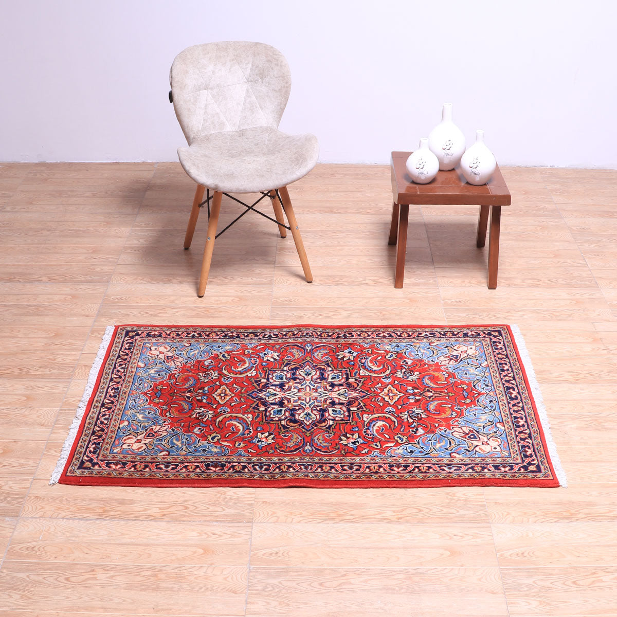 ペルシャ絨毯(イラン産)サルーク 132×79cm(FS-70058)