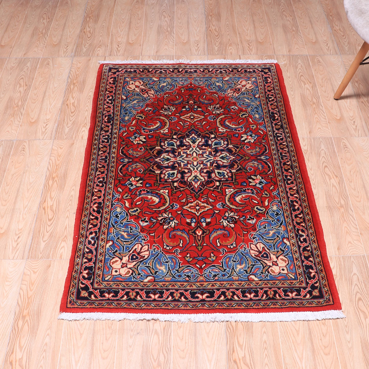 ペルシャ絨毯(イラン産)サルーク 132×79cm(FS-70058)