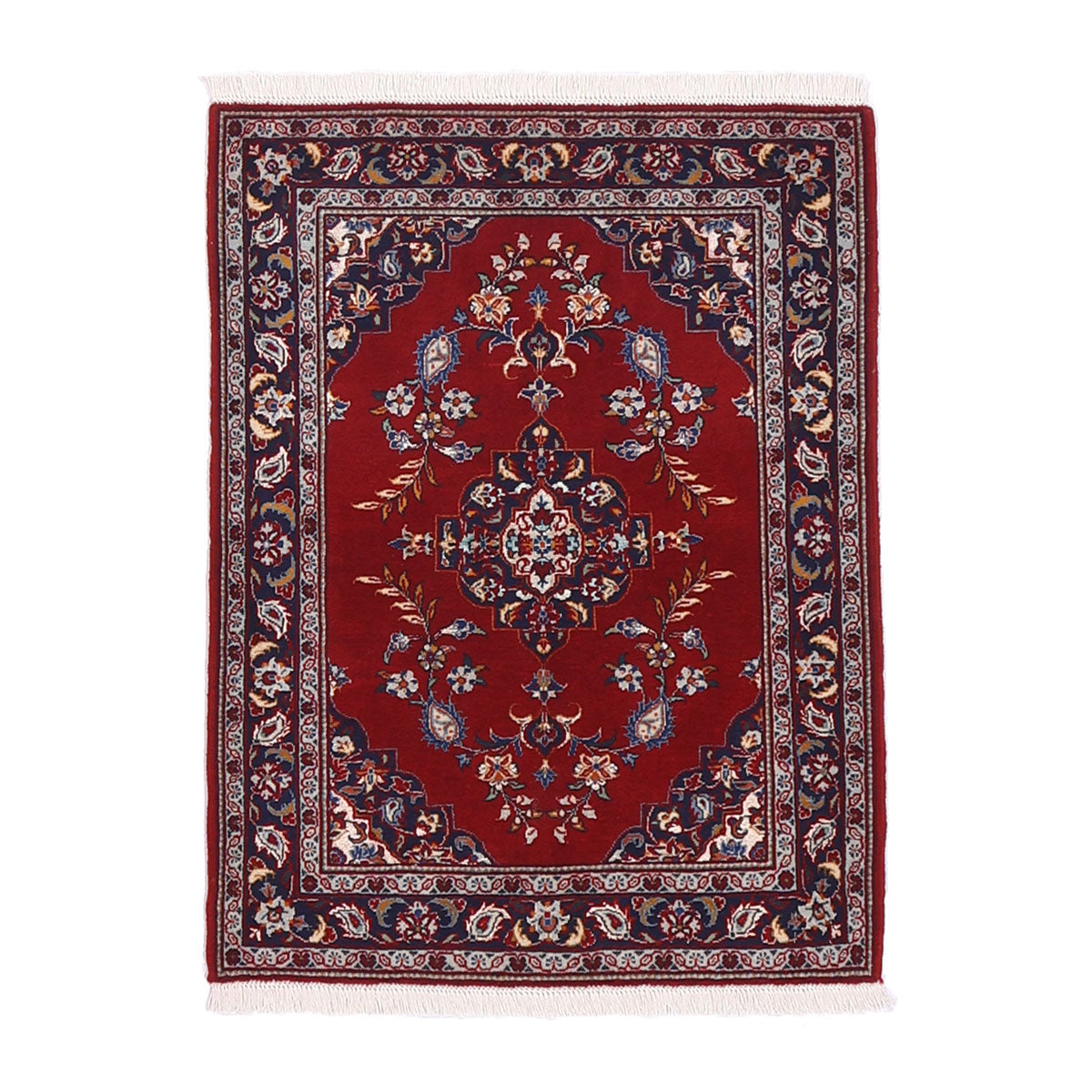 ペルシャ絨毯(イラン産)カーシャーン 91×70cm(FS-70059)