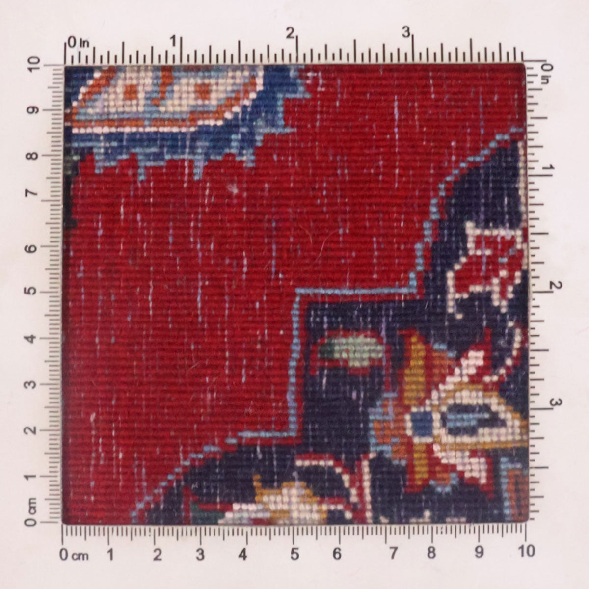 ペルシャ絨毯(イラン産)カーシャーン 91×70cm(FS-70059)