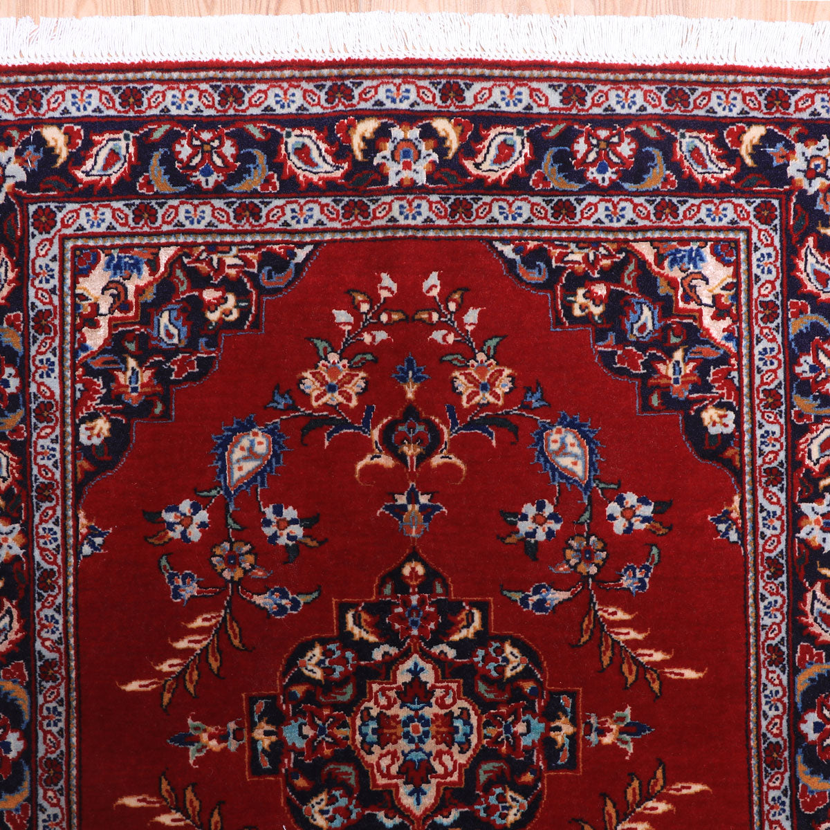 ペルシャ絨毯(イラン産)カーシャーン 91×70cm(FS-70059)