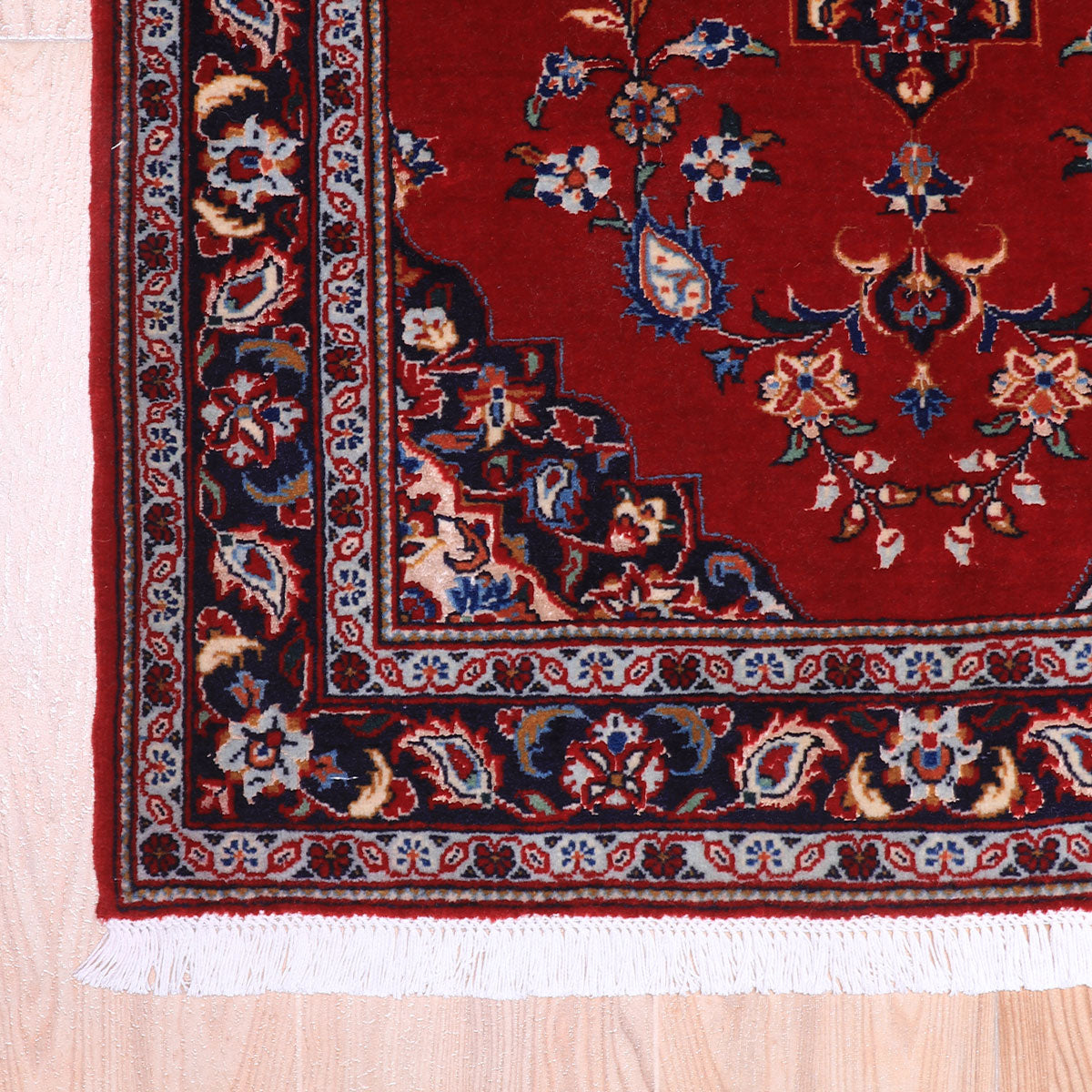 ペルシャ絨毯(イラン産)カーシャーン 91×70cm(FS-70059)