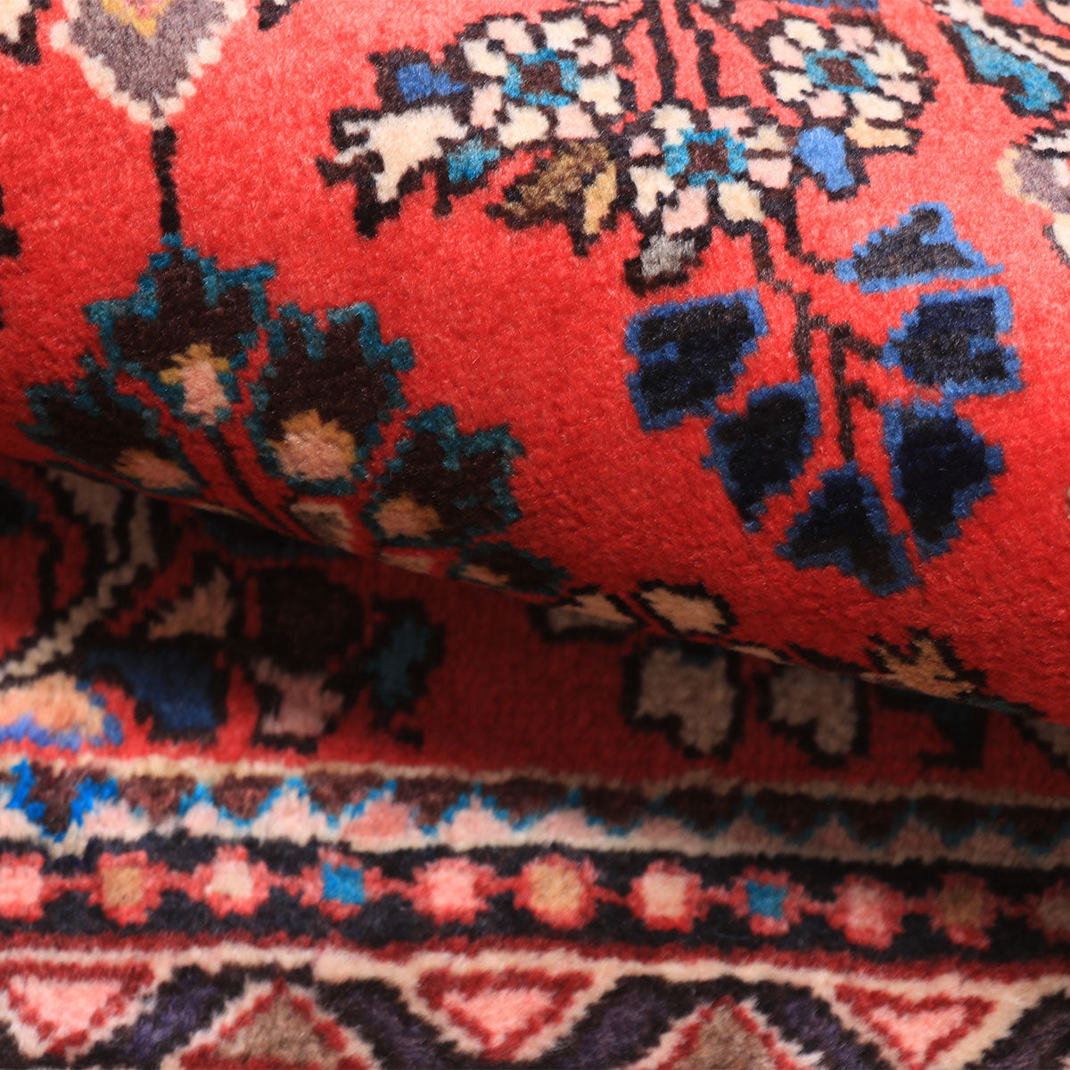 ペルシャ絨毯(イラン産)サルーク 75×56cm(FS-70064)