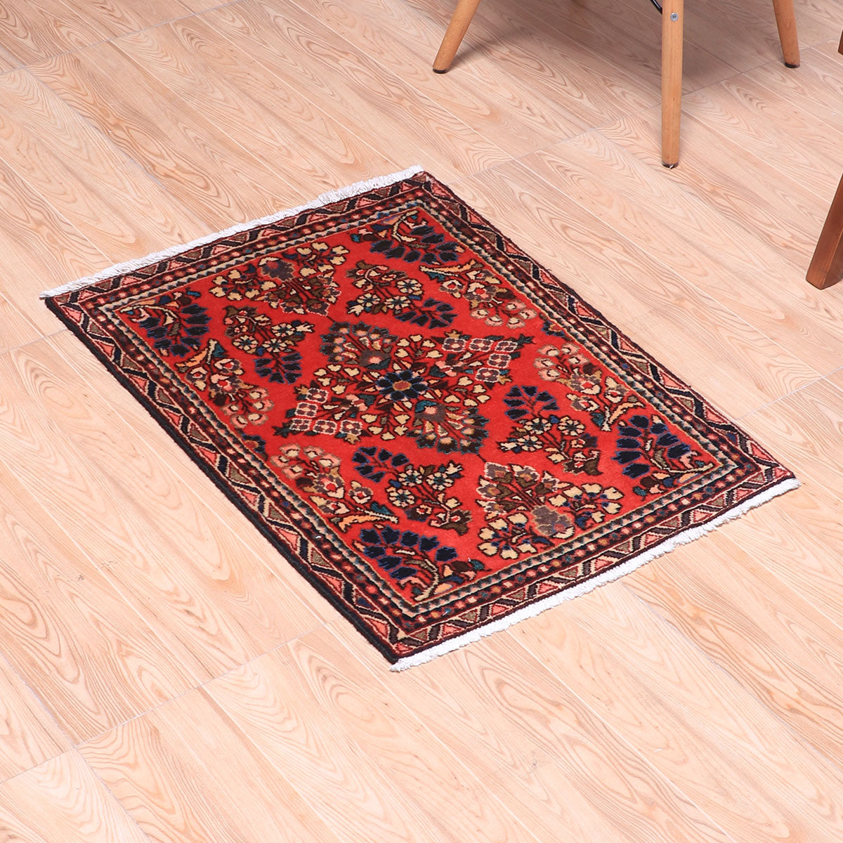 ペルシャ絨毯(イラン産)サルーク 75×56cm(FS-70064)